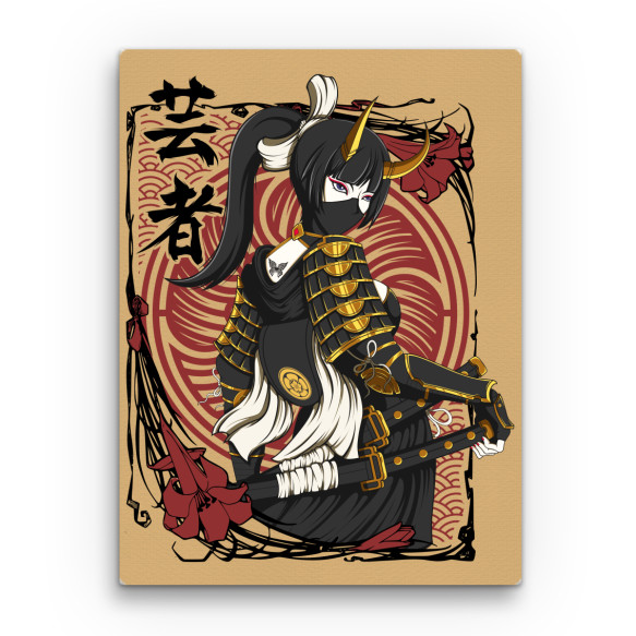 Samurai Geisha Stílus Vászonkép - Stílus