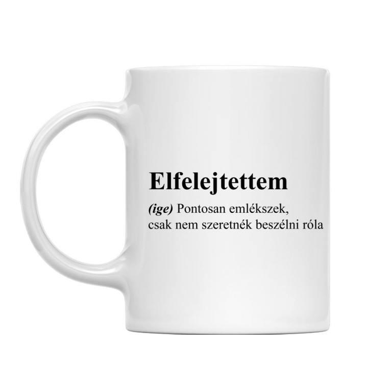 Elfelejtettem definíció