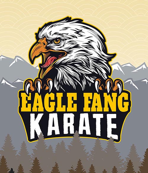 Eagle Fang karate logo Cobra Kai Pólók, Pulóverek, Bögrék - Sorozatos