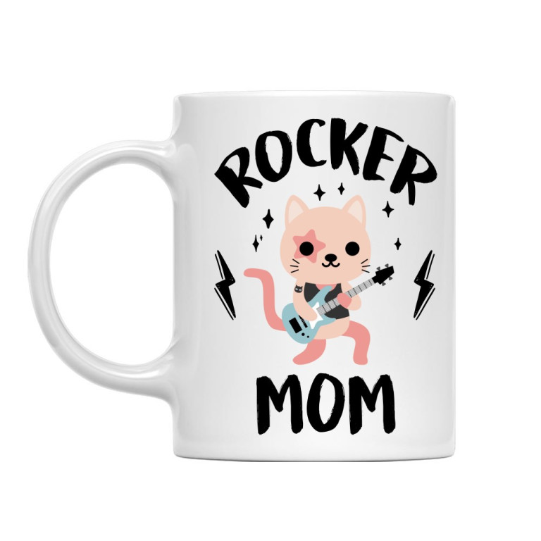 Rocker mom - kitty - Cană