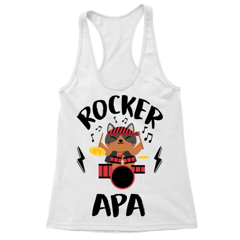 Rocker apa - cicás - Női Trikó