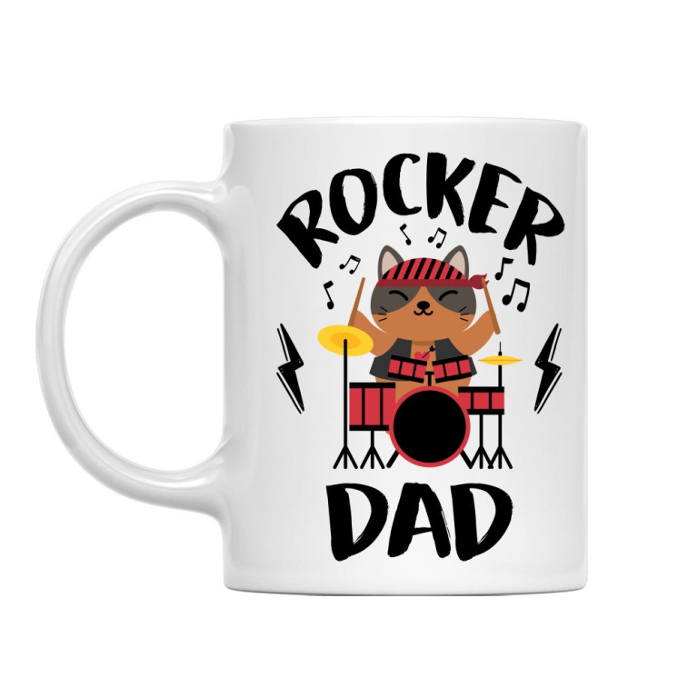 Rocker dad - kitten