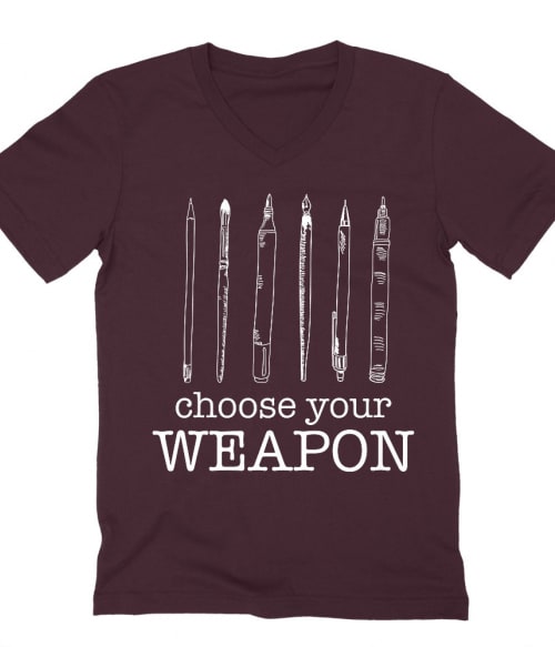 Choose your weapon Art Póló - Ha Hobby rajongó ezeket a pólókat tuti imádni fogod!