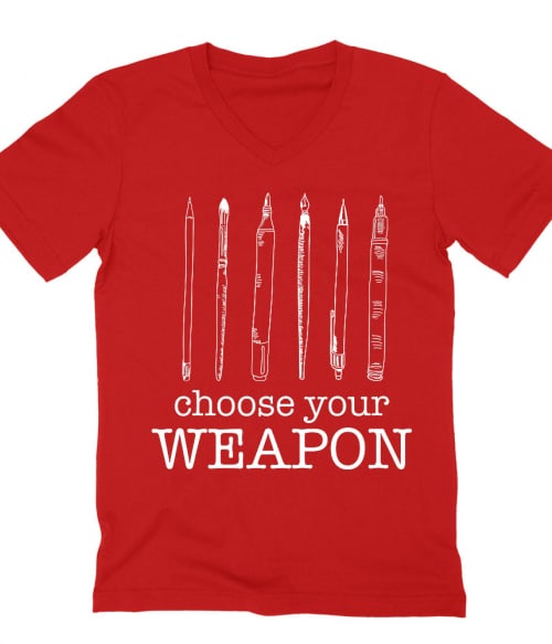 Choose your weapon Art Póló - Ha Hobby rajongó ezeket a pólókat tuti imádni fogod!