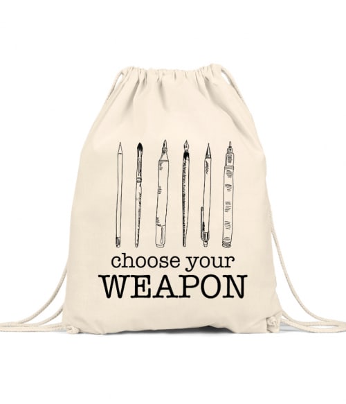 Choose your weapon Art Póló - Ha Hobby rajongó ezeket a pólókat tuti imádni fogod!