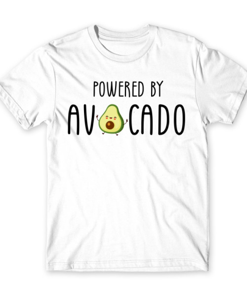 Powered by avocado Vegán Póló - Vegán