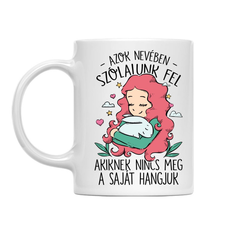 Azok nevében szólalunk fel - Bögre