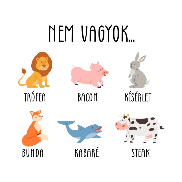 Pets are our friends Vegán Pólók, Pulóverek, Bögrék - Vegán