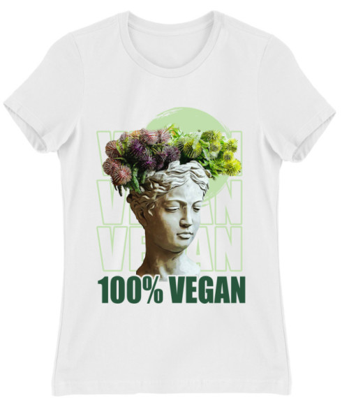 100% vegán Vegán Női Póló - Vegán