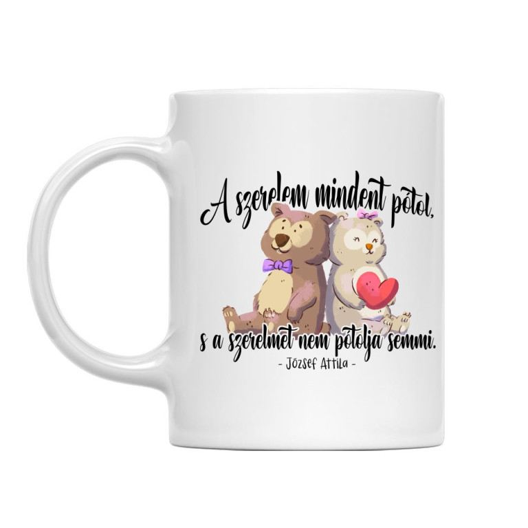 A szerelem mindent pótol - Bögre