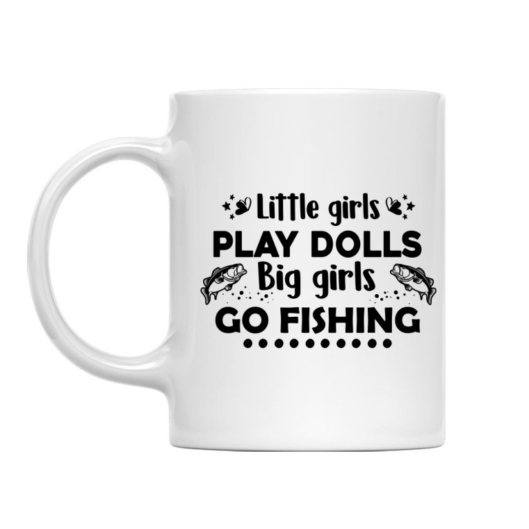 Big girls are fishing