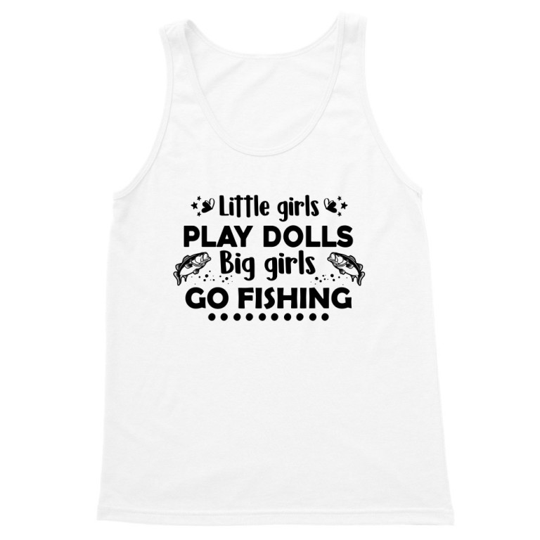 Big girls are fishing