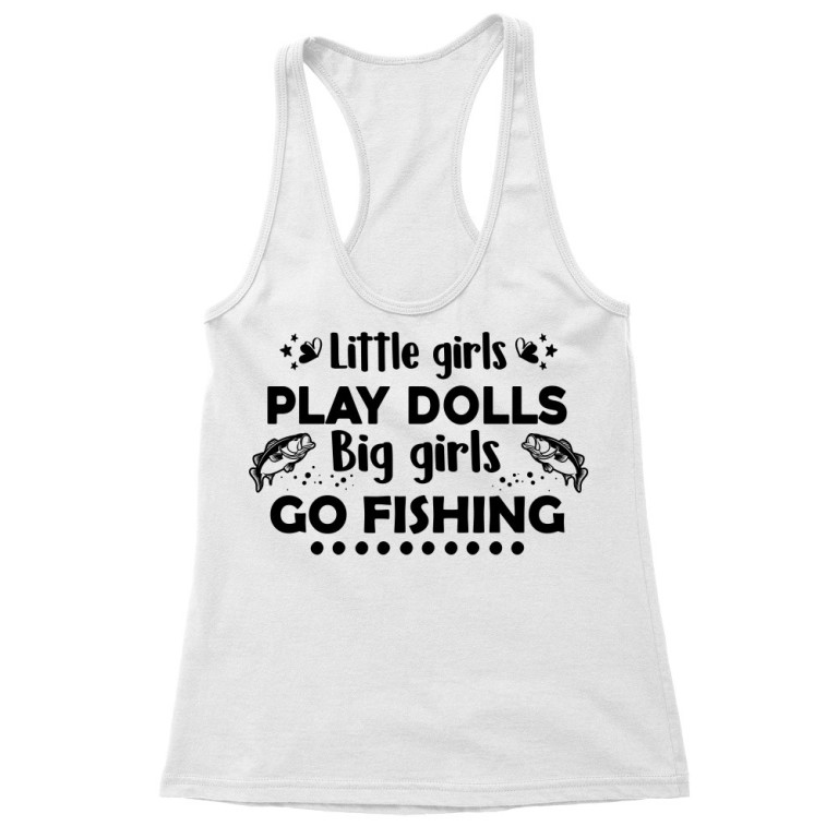 Big girls are fishing