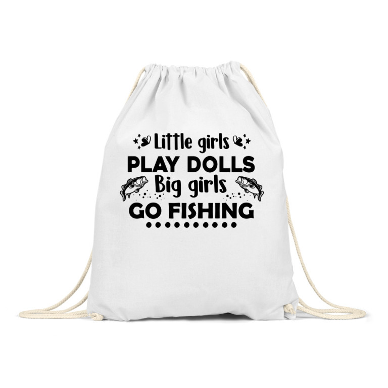 Big girls are fishing