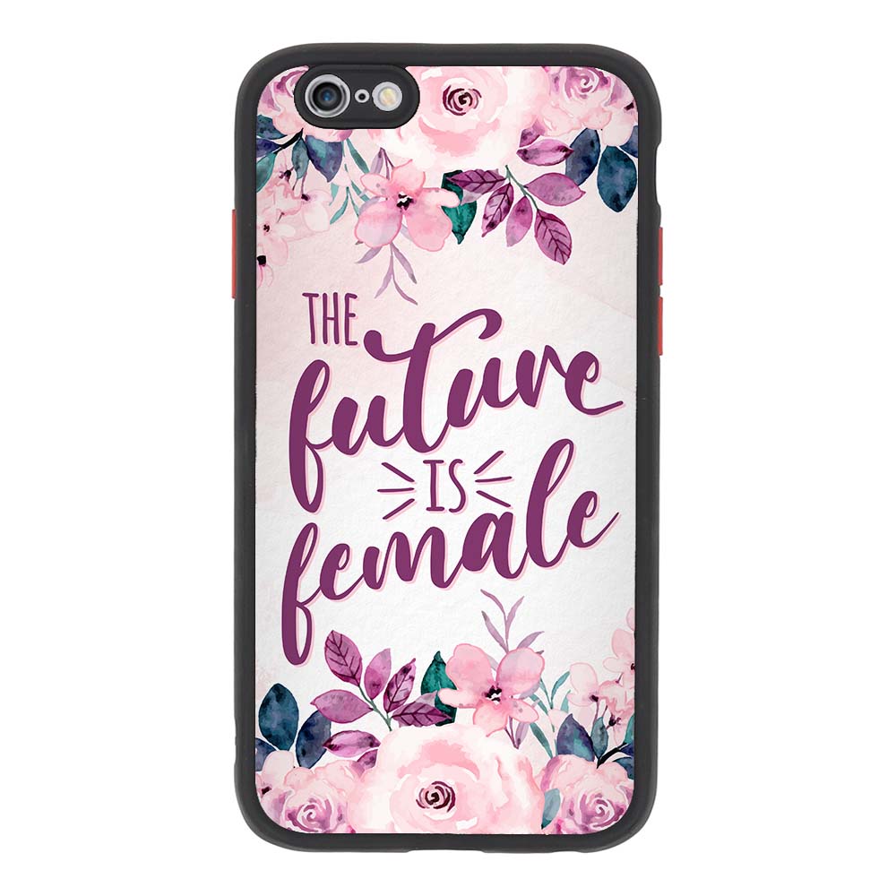 The future is female - Floral Apple iPhone Telefontok