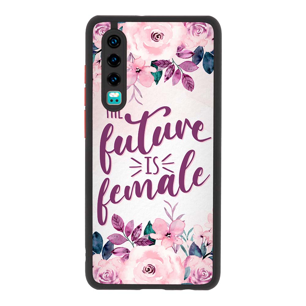 The future is female - Floral Huawei Telefontok