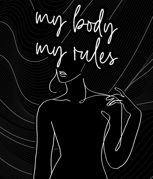 My body, my rules Nőknek Pólók, Pulóverek, Bögrék - Nőknek