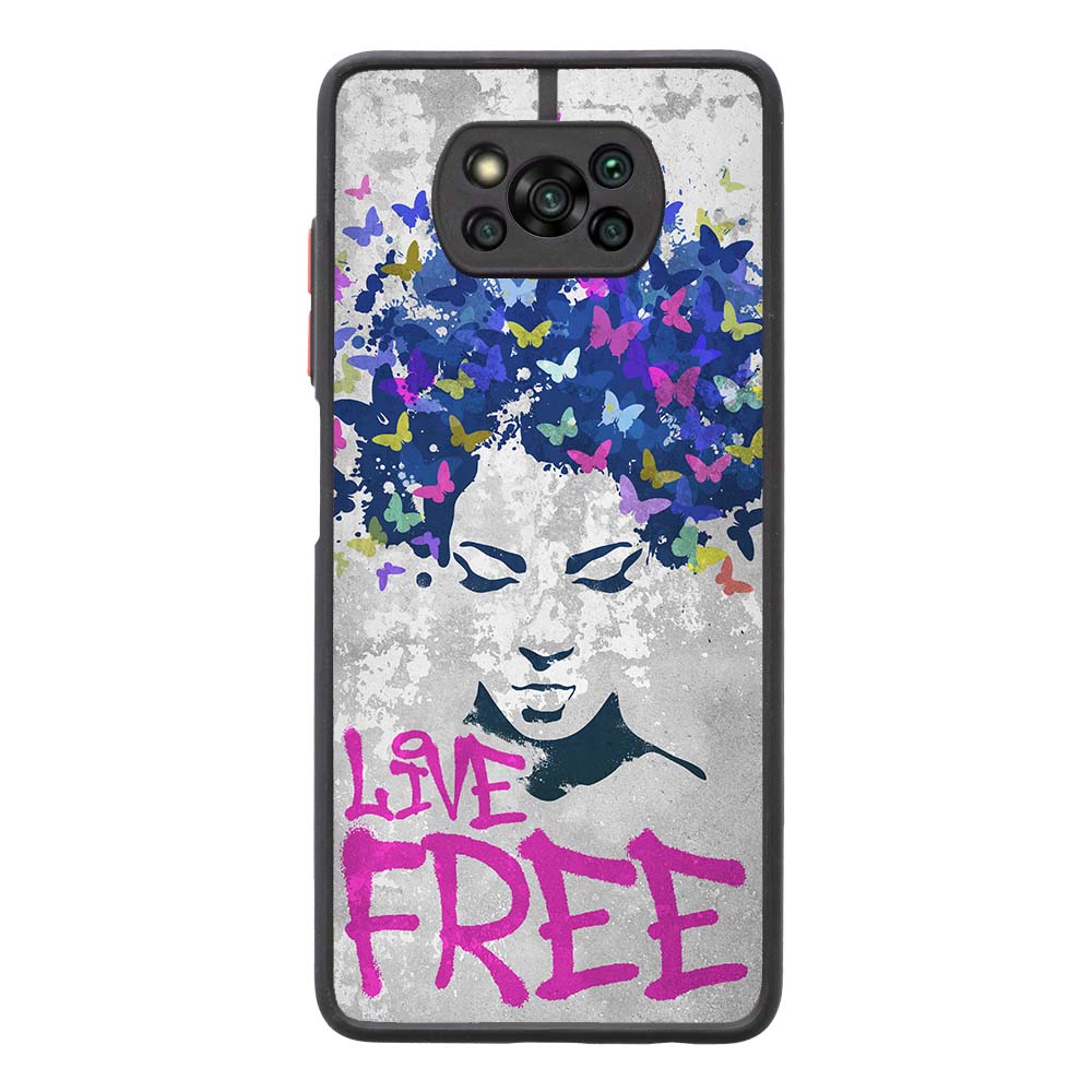 Live free graffiti Xiaomi Telefontok