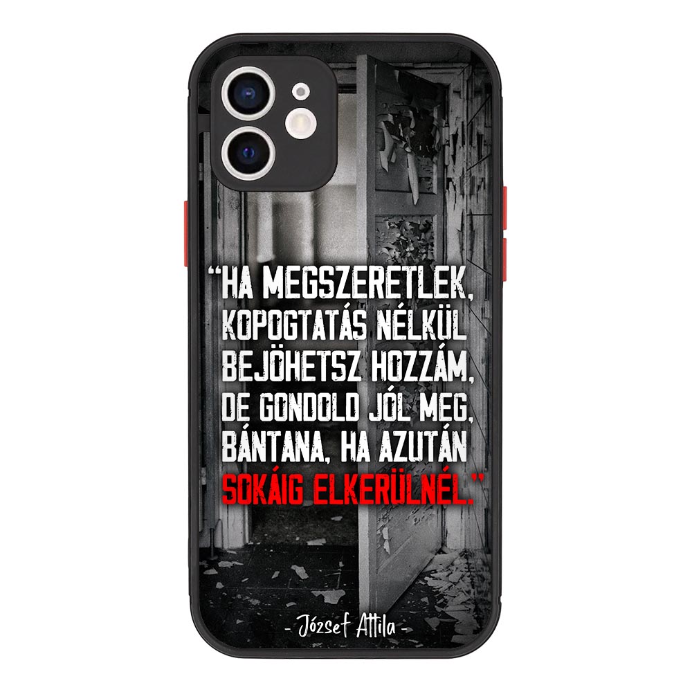 József Attila - Ha megszeretlek Apple iPhone Telefontok