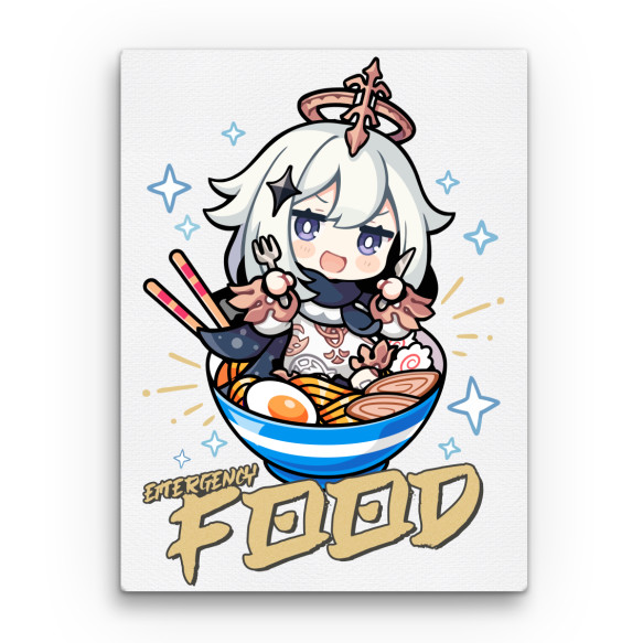 Emergency food Gaming Vászonkép - Genshin Impact
