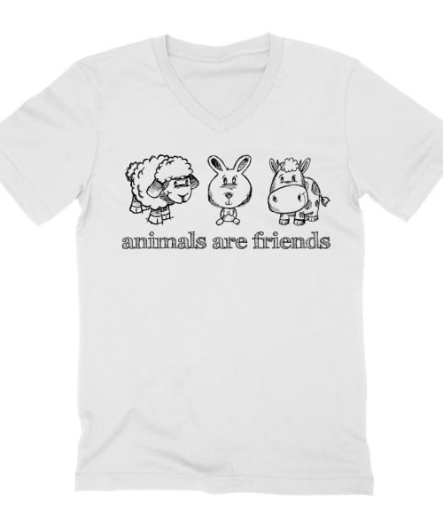 Az állatok barátok Póló - Ha Vegetarian rajongó ezeket a pólókat tuti imádni fogod!