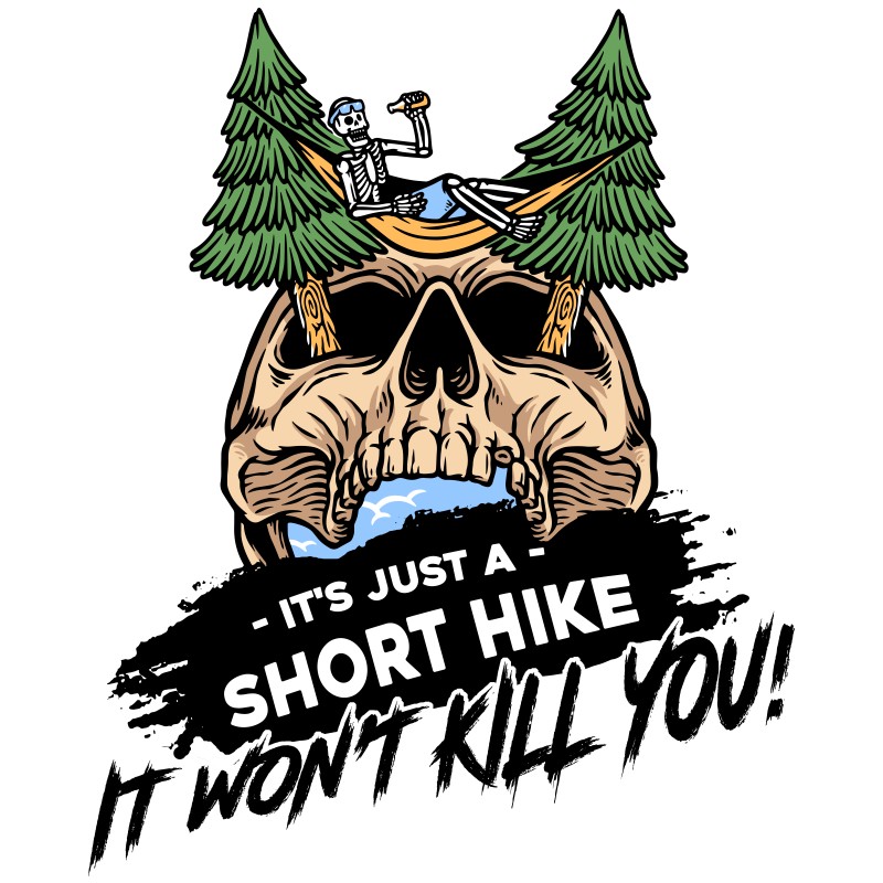 It is just a short hike