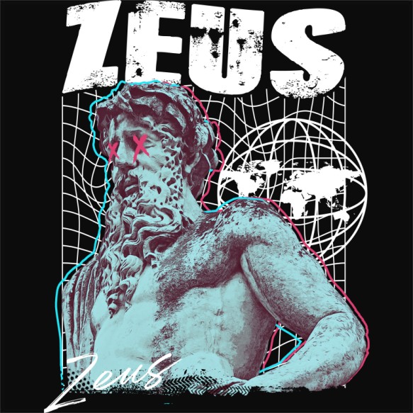 Zeus streetwear Görög mitológia Pólók, Pulóverek, Bögrék - Kultúra