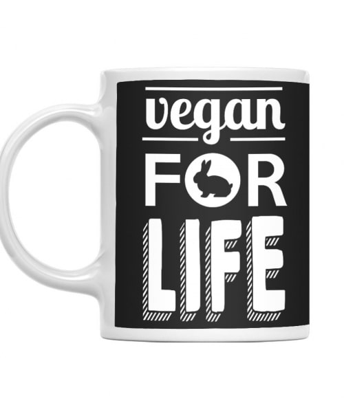 Vegan for life Vegetáriánus Bögre - Vegetáriánus