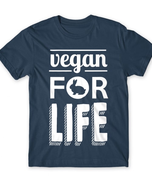 Vegan for life Vegetáriánus Férfi Póló - Vegetáriánus