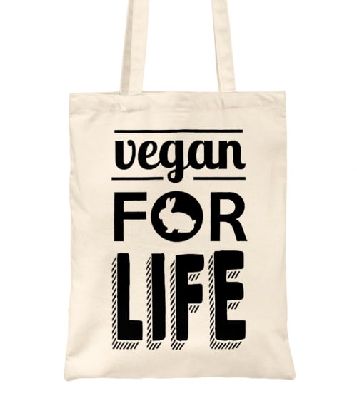 Vegan for life Vegetáriánus Táska - Vegetáriánus