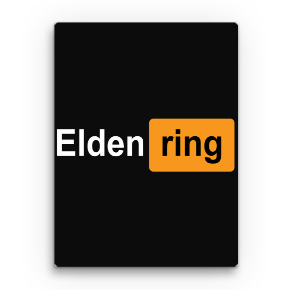 Elden Ring orange logo Soulslike Vászonkép - Soulslike