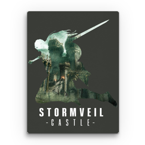 Stormveil castle silhouette Soulslike Vászonkép - Soulslike