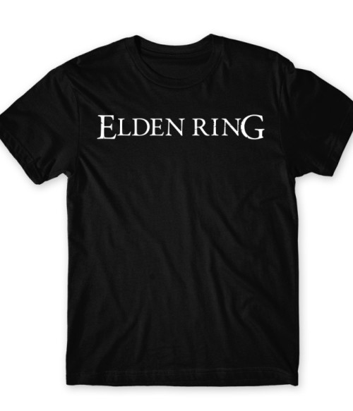 Elden Ring basic text logo Soulslike Póló - Soulslike