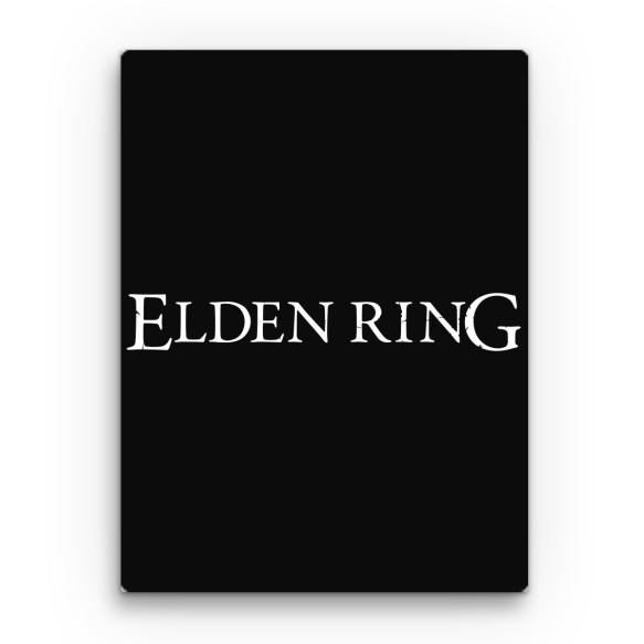 Elden Ring basic text logo Soulslike Vászonkép - Soulslike
