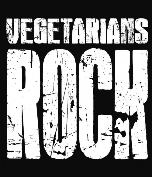 Vegetarian rock Vegetáriánus Pólók, Pulóverek, Bögrék - Vegetáriánus