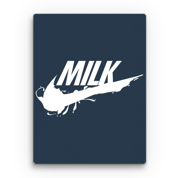 Milk Logo Márkaparódia Vászonkép - Poénos