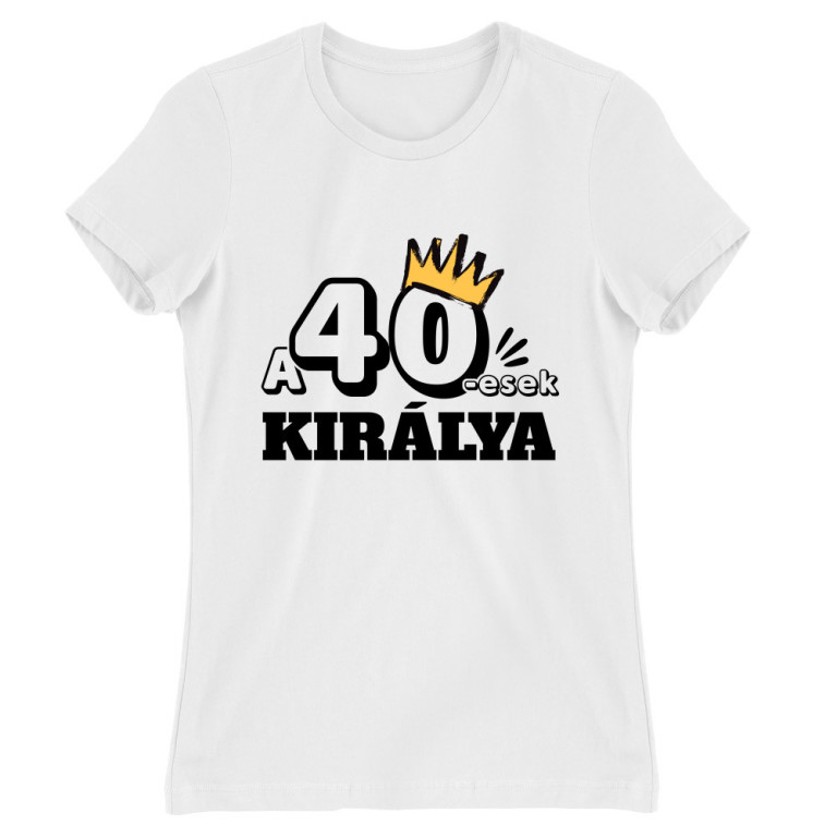 A negyvenesek királya - Női Póló