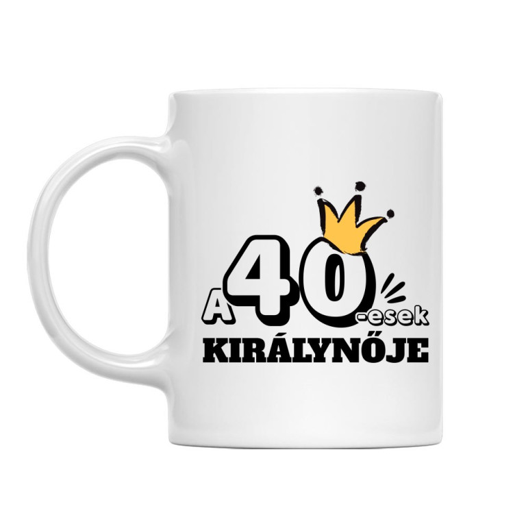 A negyvenesek királynője - Bögre