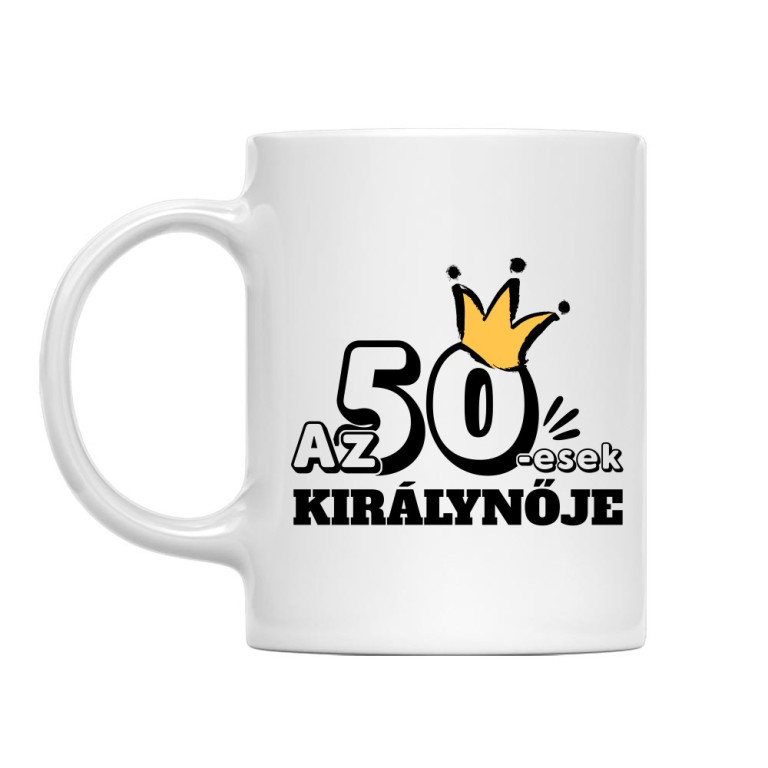 Az ötvenesek kiráynője - Bögre