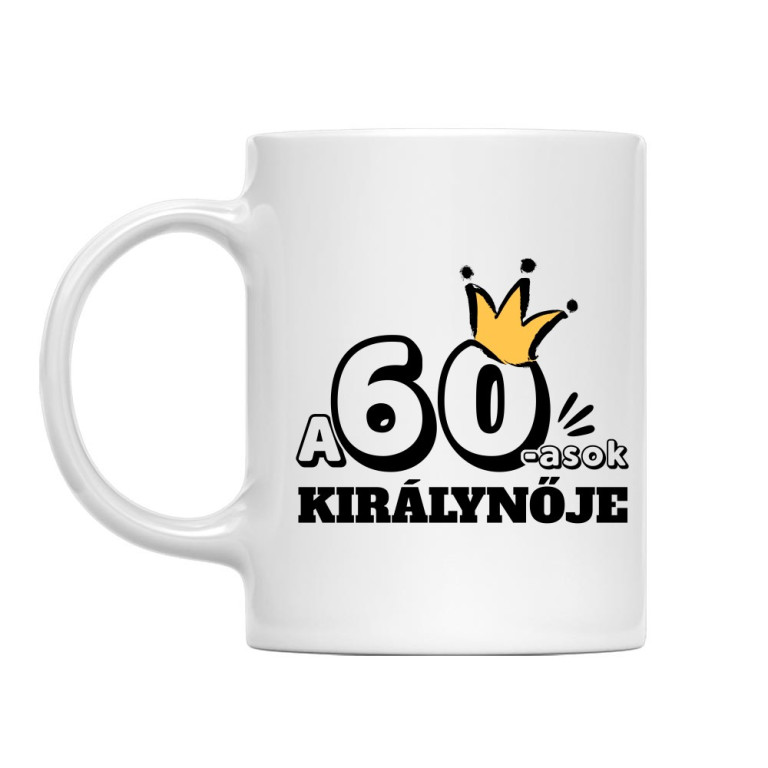 A hatvanasok királynője - Bögre