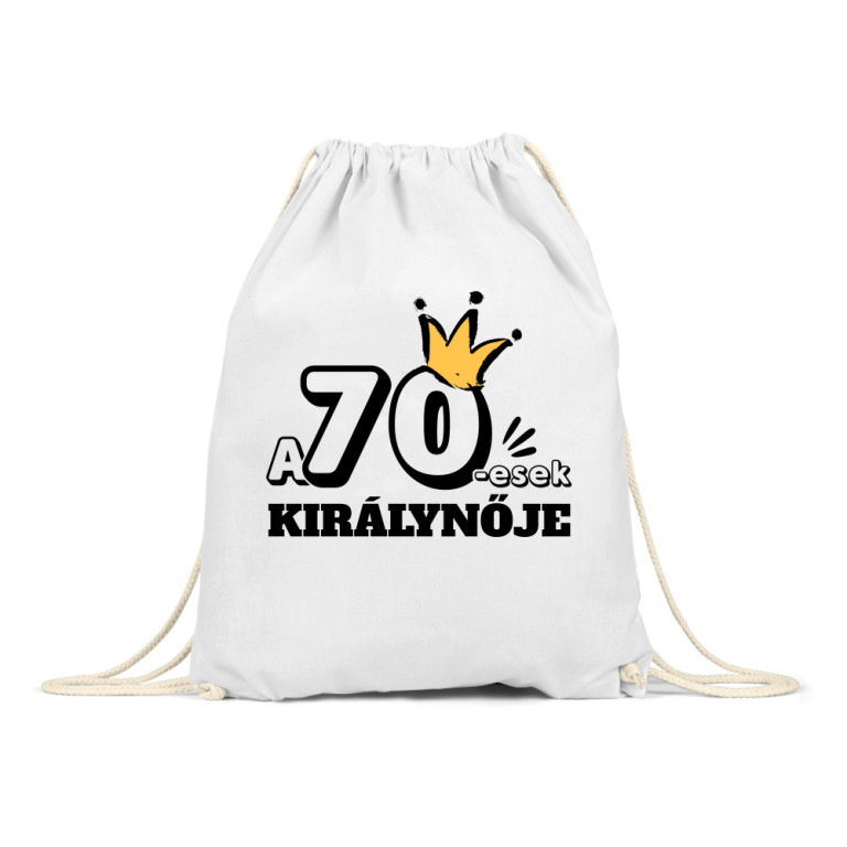 A hetvenesek királynője - Tornazsák