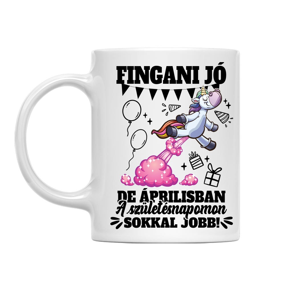Fingani jó, de - Április Bögre