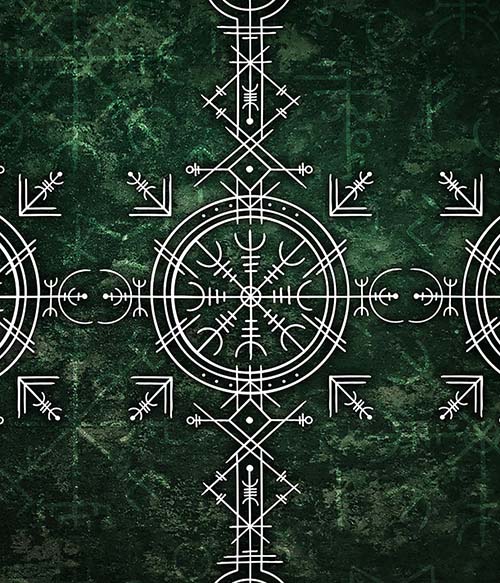Runes design Viking Pólók, Pulóverek, Bögrék - Viking