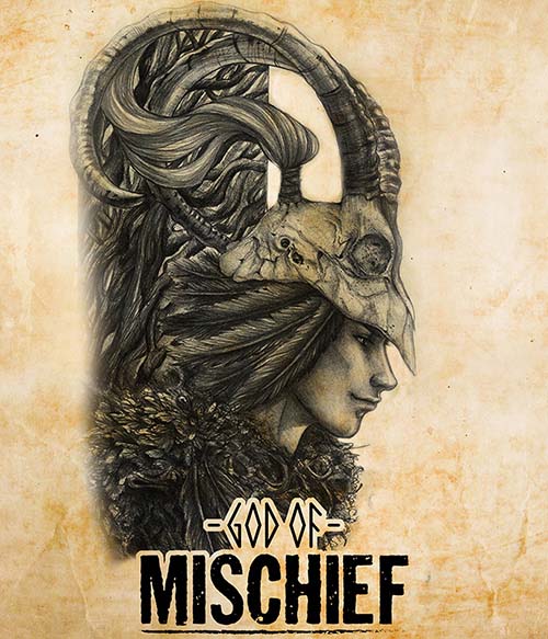 God of Mischief Viking Pólók, Pulóverek, Bögrék - Viking