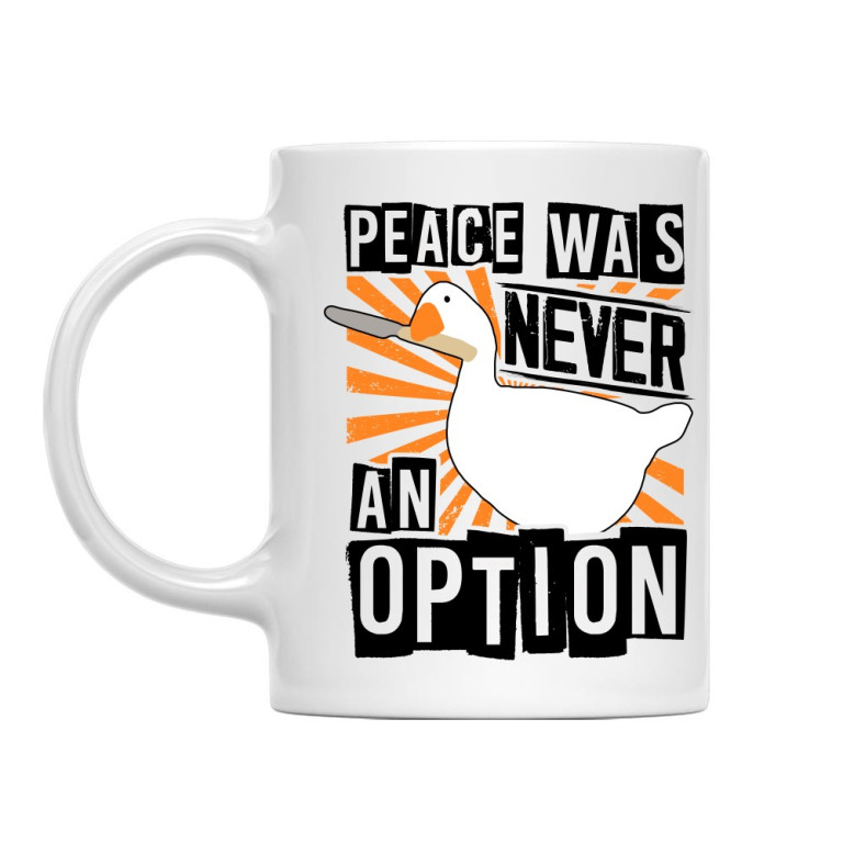 Peace was never...