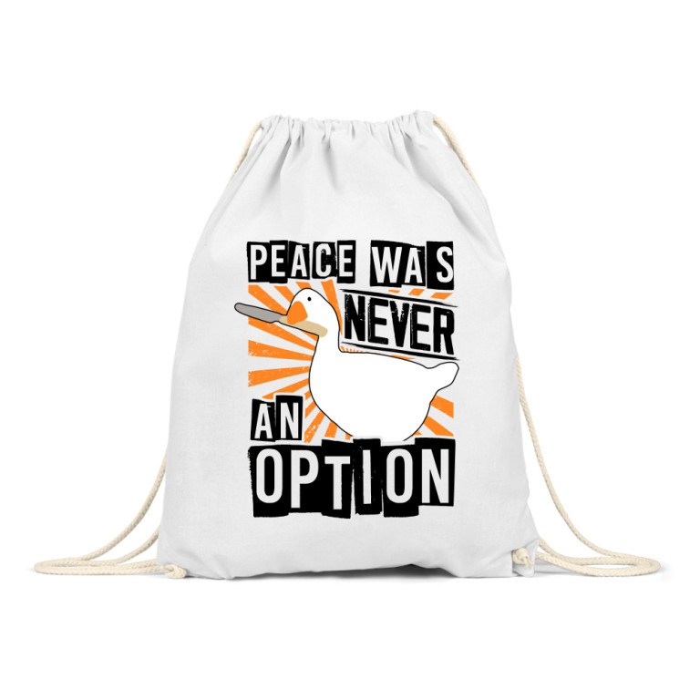 Peace was never...