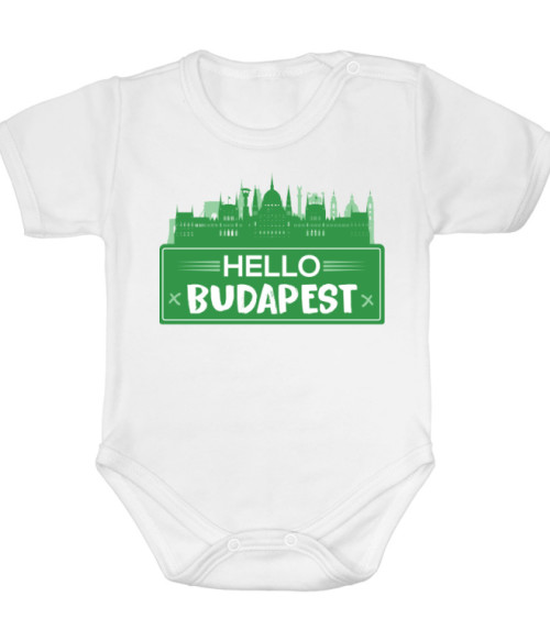 Hello Budapest - tábla Budapest Baba Body - Kultúra