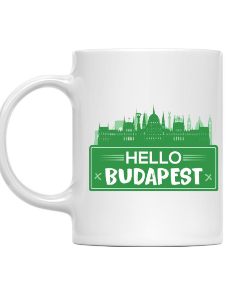 Hello Budapest - tábla Budapest Bögre - Kultúra