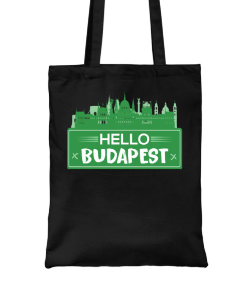 Hello Budapest - tábla Budapest Táska - Kultúra