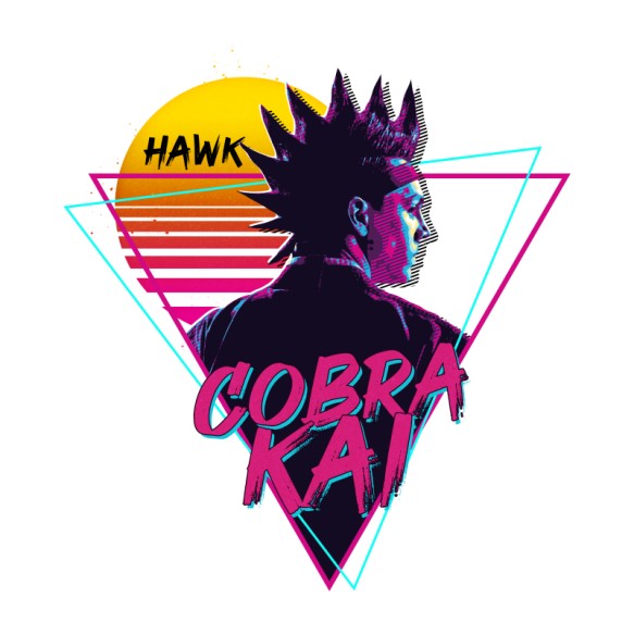 Cobra Kai - Hawk Cobra Kai Pólók, Pulóverek, Bögrék - Sorozatos